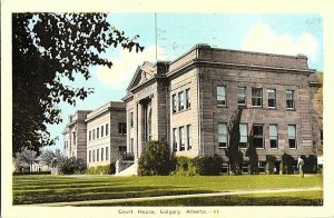 Court House Calgary Alberta Canada Postcard Standard View Card