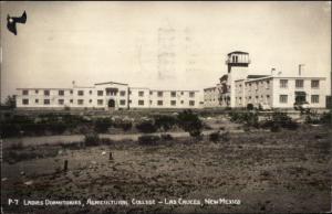 Las Cruces NM Agri College Real Photo Postcard rpx