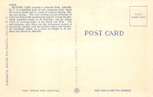 Beaver Lake Asheville, North Carolina NC Postcard