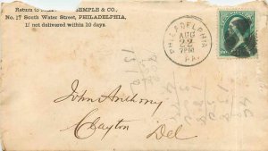 Letter Covers USA 3c Philadelphia