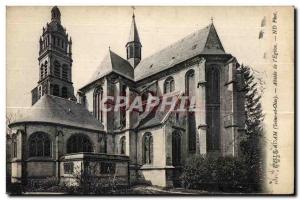 Old Postcard L Isle Adam (Seine et Oise) Apse of the Church