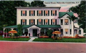 Catskill Mountains, New York - The Central House in Palenville - c1940