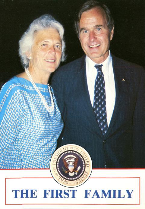 The First Family - Barbara and President George W. Bush