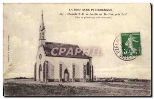 Old Postcard Brittany Picturesque Chapelle De Loreto to Quillio near Uzel