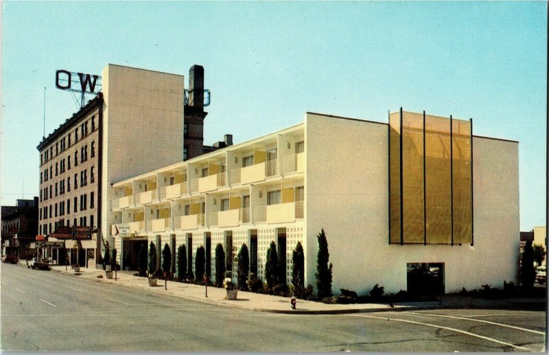 Owyhee Western Hotel & Motor Inn, 11th & Main Boise ID Vintage Postcard C54