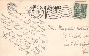 J50/ Steubenville Ohio Postcard c1910 Carnegie Library 286