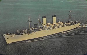 USS Gen W. A. Mann Built in 1943 at kearney Military Battle Ship  Ship 