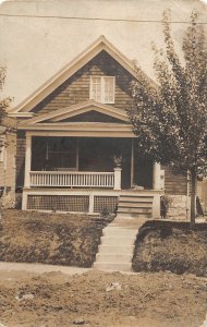 G57/ Kansas City Missouri RPPC Postcard 1908 Home Residence