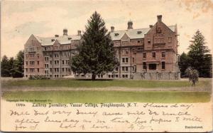 Lathrop Dormitory, Vassar College, Poughkeepsie NY UDB Vintage Postcard L10