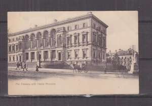 VICTORIA, MELBOURNE, TREASURY BUILDING, CLARKE MEMORIAL, c1910 ppc., unused.