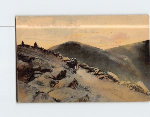 Postcard Mount Washington from the Carriage Road New Hampshire USA