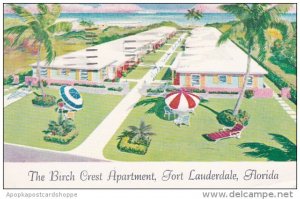 Florida Fort Lauderdale The Birch Crest Apartment 1954