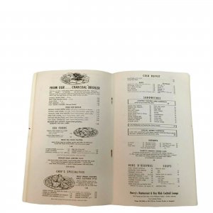 Harry’s Key Club Menu & Sing-a-Long Booklet Omaha NE 182 lyrics 52 pages. 