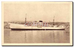 Old Postcard Compagnie Fraissinet banana Ship Djoliba