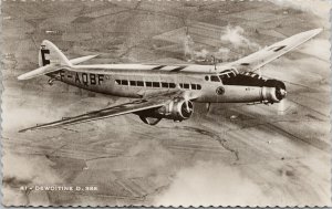 Dewoitine D 338 Trimoteur Air France Airplane Aviation Michaud RPPC Postcard E78