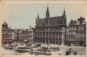 BELGIUM BRUSSELS GRAND PLACE AND KING`S HOUSE EXPOSITION UNIVERSELLE 1958