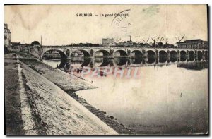 Old Postcard Saumur Bridge Cessart