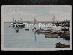 c1907 - River Orwell & S. S. 'Suffolk' - Ipswich 160515