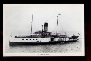 f1656 - British Railways Paddle Steamer - Lincoln Castle - postcard