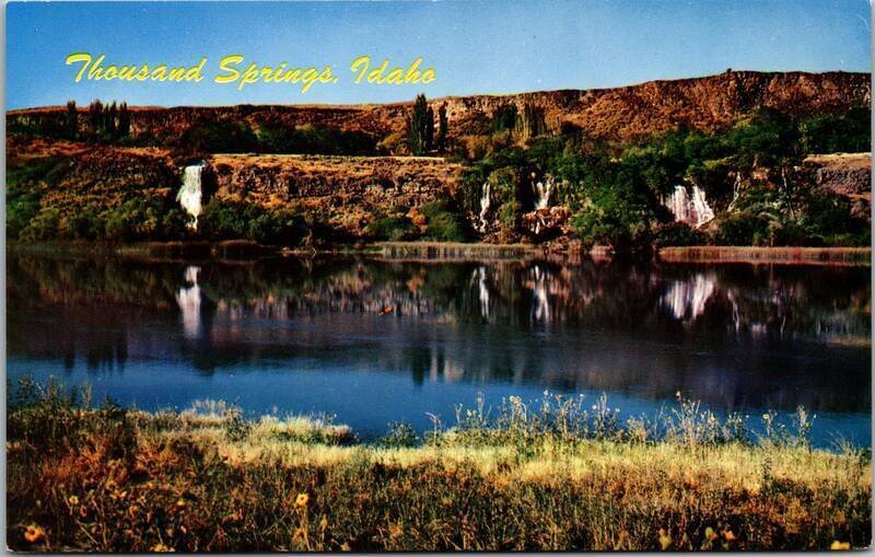 Thousand Springs State Park Hagerman,ID Gooding County Idaho Vintage