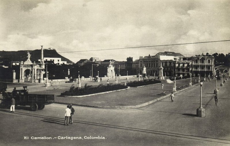 colombia, CARTAGENA, El Camellon (1930s) Postcard