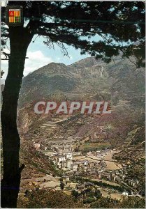 Postcard Modern Valls of Andorra Sant Julia de Loria