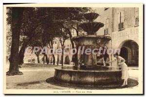 Old Postcard Grasse Place aux Afres