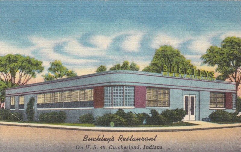 Indiana Cumberland Buckley's Restaurant sk1371