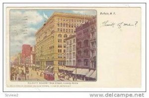 Ellicott Square - Main Street, Looking North, Buffalo, New York, PU-1905