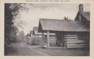 Maine Sebec Lake Riverside Cabins Packards Camps Artvue