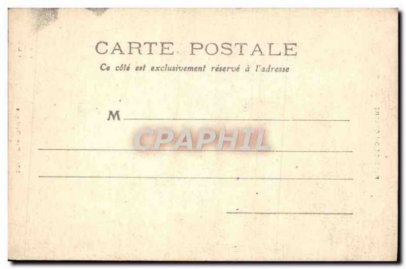 Postcard Rustic Bridge center Landscape