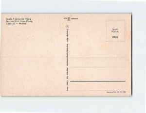 Q-18392 Native Girl from Pisaq Cusco Peru