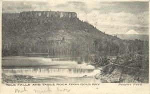 c1906 Postcard; Tolo Falls, Table Rock from Gold Ray, Mt. Pitt, Chelan County WA