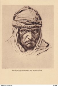 MOROCCO , 1920s ; Prisonnier Berbere Zemmour