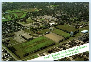 WAHPETON, ND ~ North Dakota STATE SCHOOL of SCIENCE Aerial View 4x6 Postcard