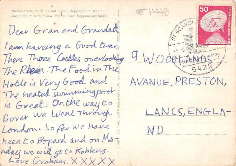 BT14779 Boppard und Kamp           Germany