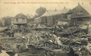 Flood of Aug. 3, 1915 near German - Erie, Pennsylvania