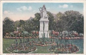 Pennsylvania Philadelphia Statue Of Religous Liberty Fairmount Park