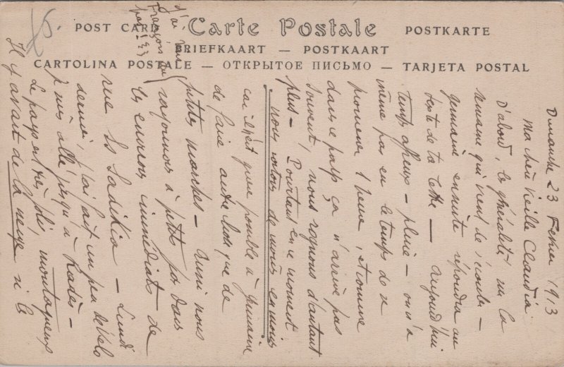 Tunisia dans l'Oasis Vintage Postcard C386