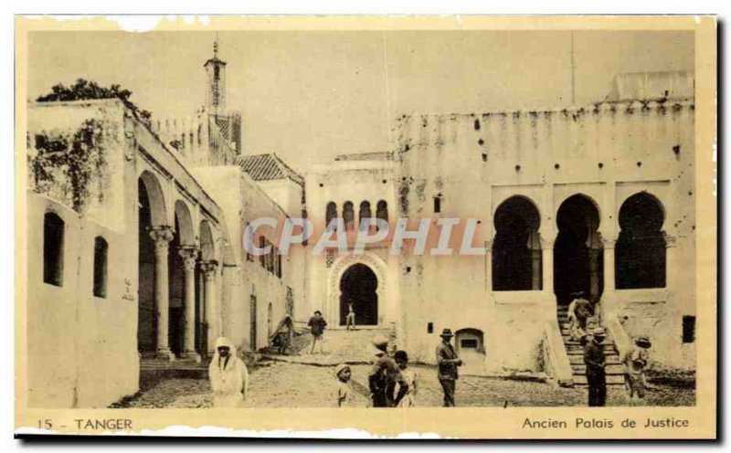 Old Postcard Tangier Morocco Old Courthouse