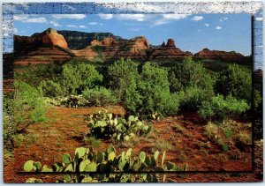 Postcard - Red Rocks of Mitten Ridge - Arizona