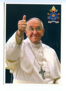 496922 2014 year Pope Francis russian postcard