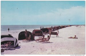 Beach Scene Directly in Front of Gulf Winds Villas and Apts, St. Petersburg, ...