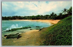 Napili Bay Beach Maui Clear Waters Views of Molokai Lanai Hawaii Postcard