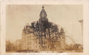 J49/ Davenport Iowa RPPC Postcard c1910 Court House Building  315