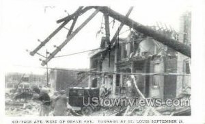 Tornado Septemeber 27th 1927 in St. Louis, Missouri