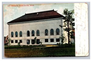 Vintage 1907 Postcard Art Museum, Worcester, Massachusetts