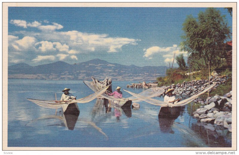 Fishermen , Patzcuaro , Mexico , 30-40s