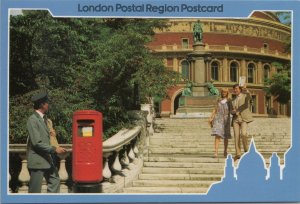 Royal Mail Postcard -Postbox, New K-Type Pillar Box, Royal Albert Hall RR17677