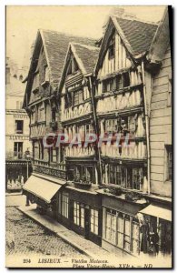 Old Postcard Lisieux Houses Place Victor Hugo